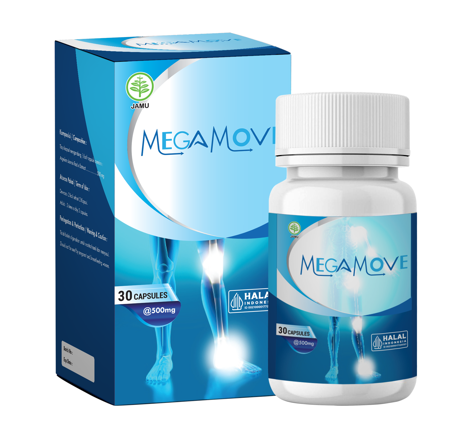 Megamove - Suplemen herbal untuk kesehatan persendian